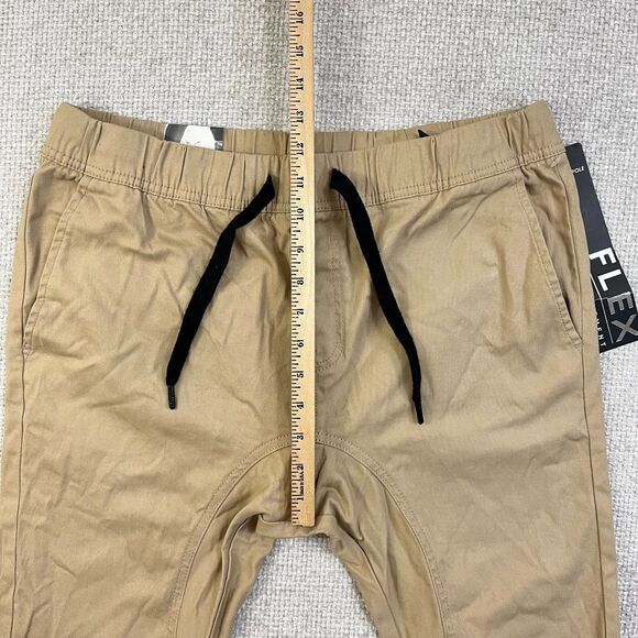 NEW Southpole Flex Jogger Pants Men's Medium Beige Tan FLEX The Movement - Picture 10 of 13